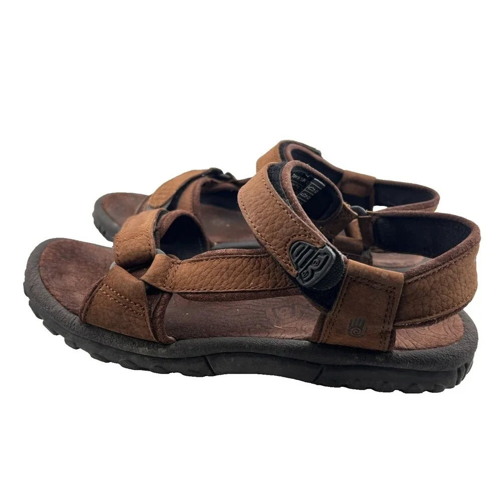 TEVA Brown Leather Sandals Women's 11 Outdoor Trail Summer Travel Garden 1371